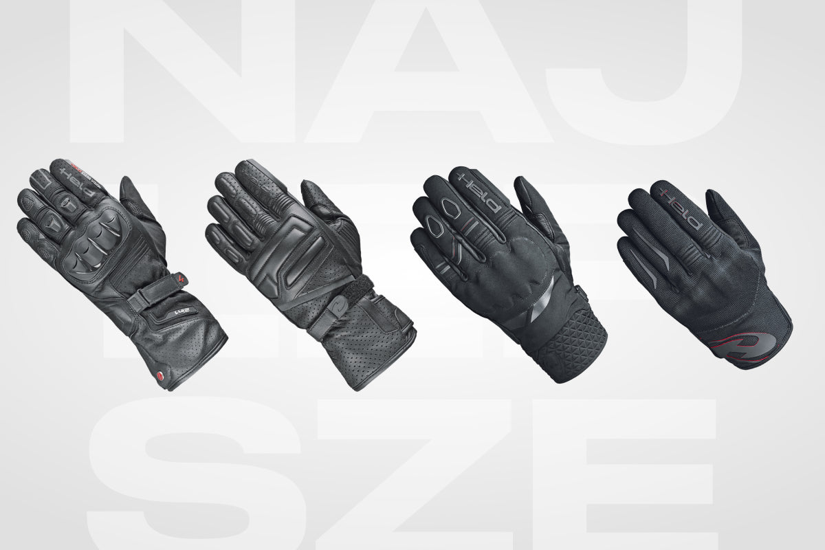 obrazek ilustruje przegląd najlepszych rękawic motocyklowych