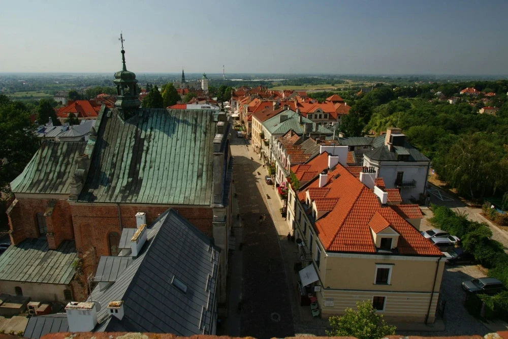 widok na miasto w woj. świętokrzyskim
