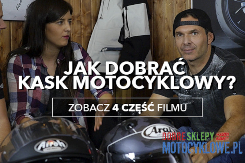 motocykliści siedzą przed kaskami Arai i Arioh