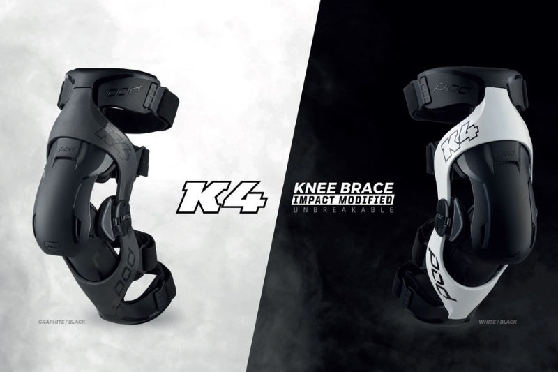 Orteza Kolanowa POD K4 zdjęcie na dwóch tłach czarny i biały