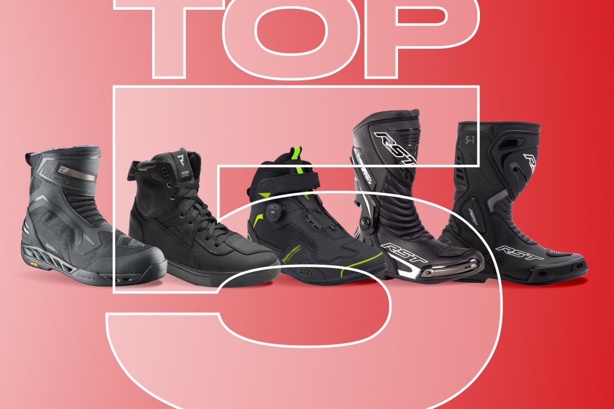 obrazek ilustruje najlepsze top 5 butów motocyklowych w 2025
