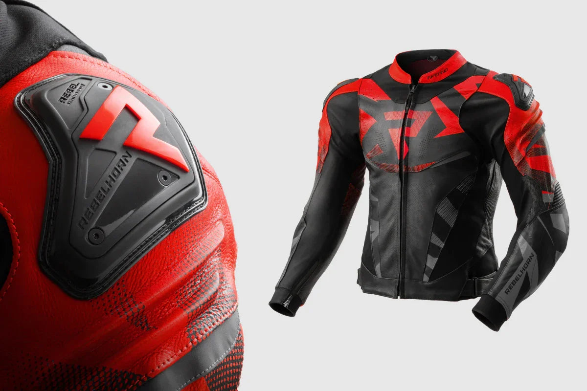 skórzany dwuczęściowy kombinezon motocyklowy rebelhorn inferno