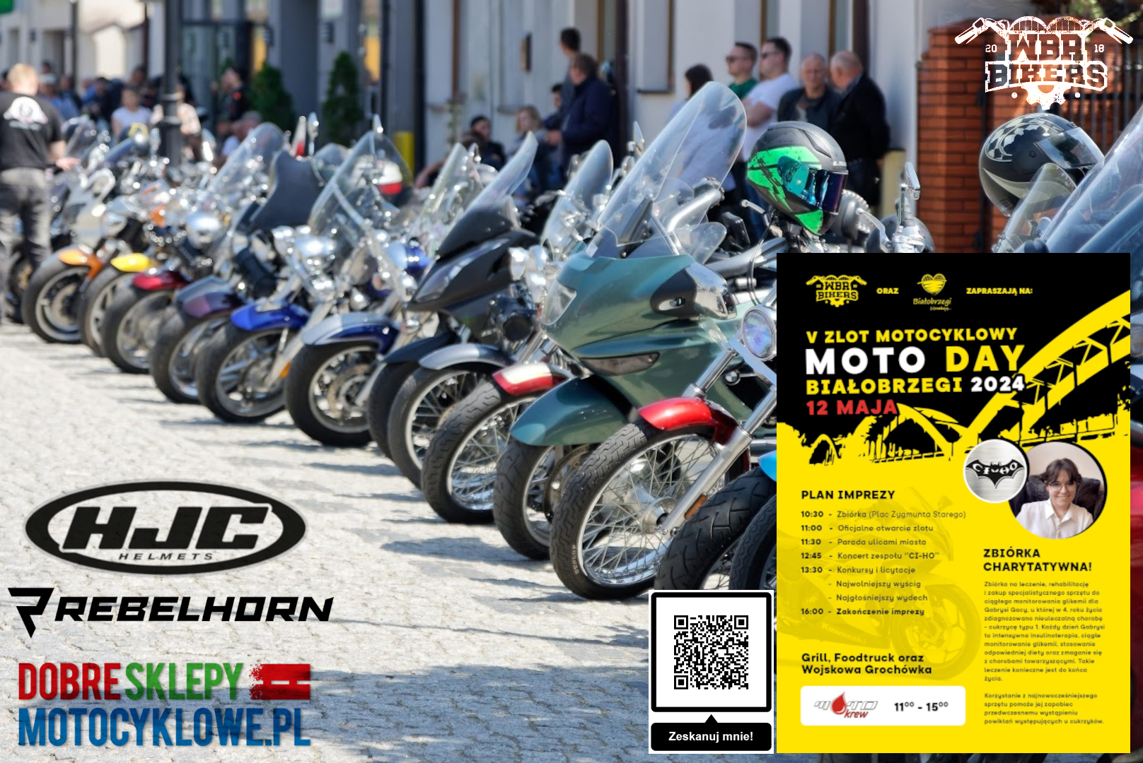 WBR BIKERS oraz BEST MOTORS zapraszają na V Zlot Motocyklowy Moto Day