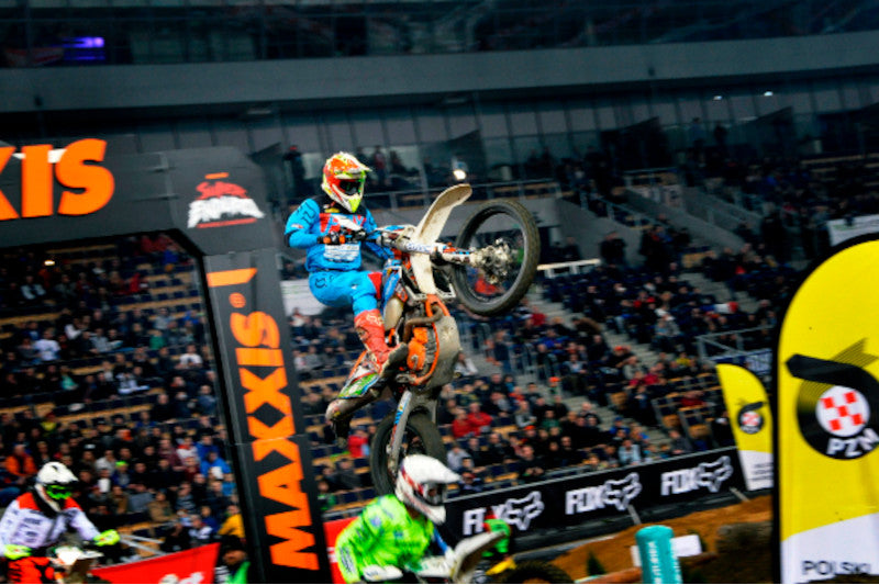 Oskar Kaczmarczyk na SuperEnduro w Łodzi