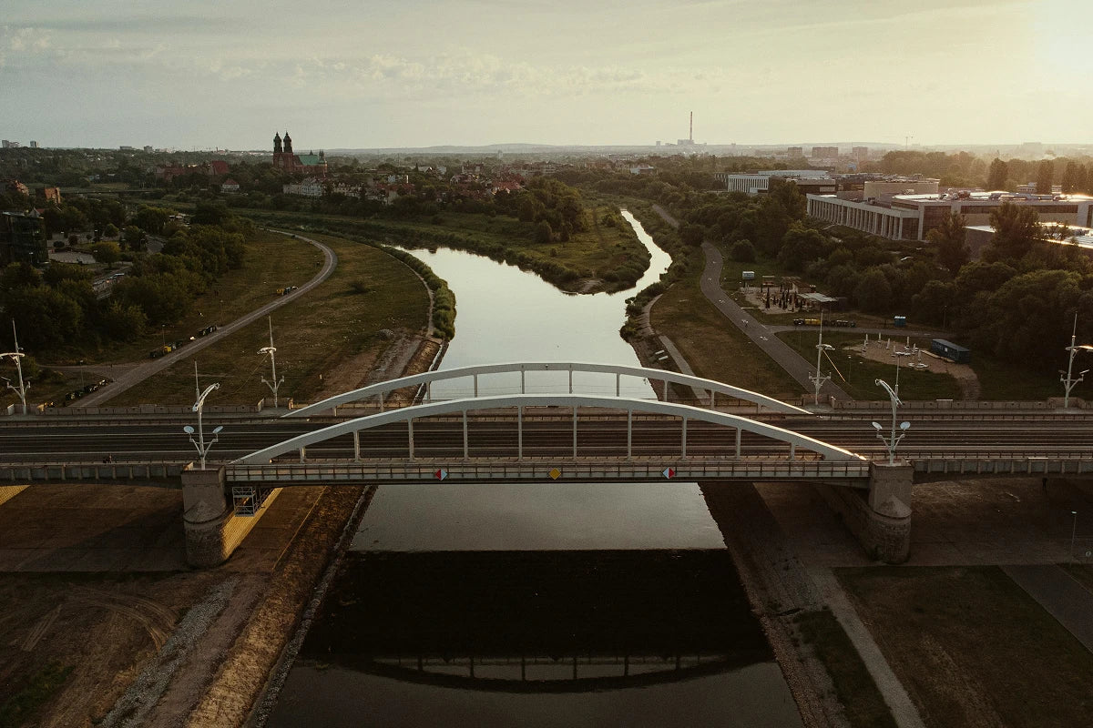 widok na miasto Poznań