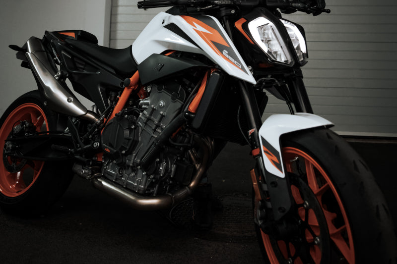 silnik motocykla przed wymianą oleju