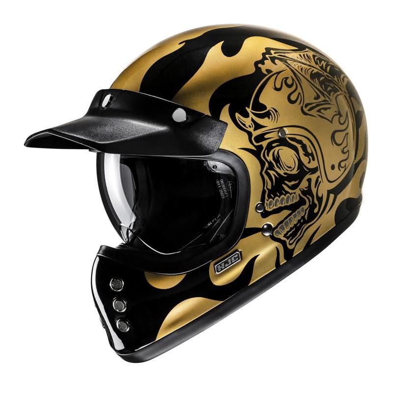 Kask Motocyklowy Hjc V60 Flame Black Gold 1 332260_ZAL752388.jpg