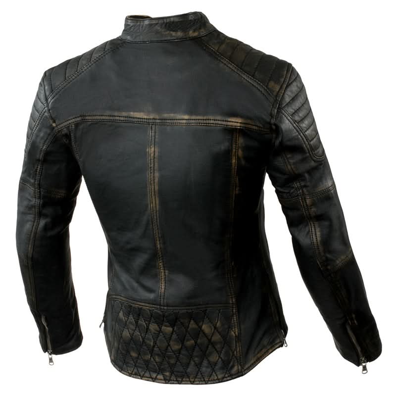 Kurtka motocyklowa skórzana Damska Rebelhorn Hunter Lady Black 3 112495_ZAL251651.jpg