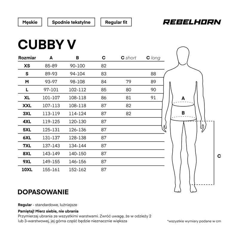 Spodnie motocyklowe tekstylne Rebelhorn Cubby 5 Black (Długa Nogawka) 37 293816_ZAL704870.jpg