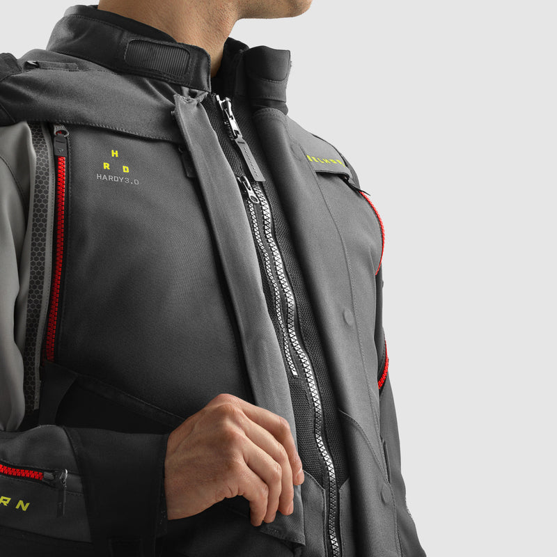 Kurtka Motocyklowa Tekstylna Rebelhorn Hardy 3.0 Dark Grey Black Fluo Yellow 45 324094_ZAL795065.jpg