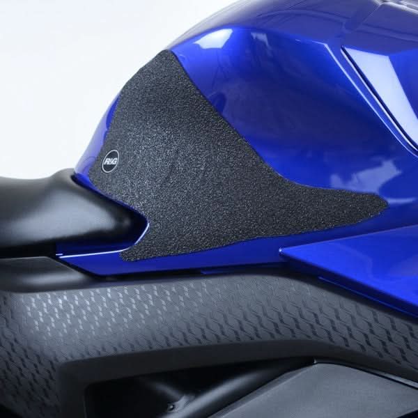 NAKLEJKA NA BAK TANKPAD ANTYPOŚLIZGOWY 2 CZĘŚCI RG RACING YAMAHA YZF-R25 19-/YZF-R3 19- BLACK 1
