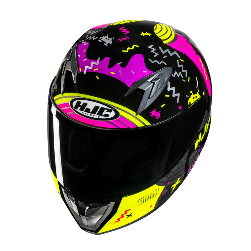 Kask Motocyklowy Junior Hjc Y10 Mika Black Pink 3 355216_ZAL829521.jpg
