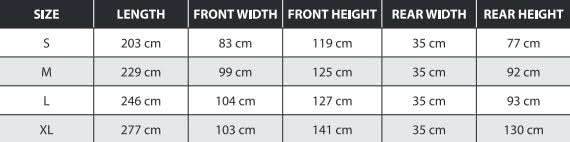 POKROWIEC NA MOTOCYKL REBELHORN COVER 2 BLACK SILVER L 3