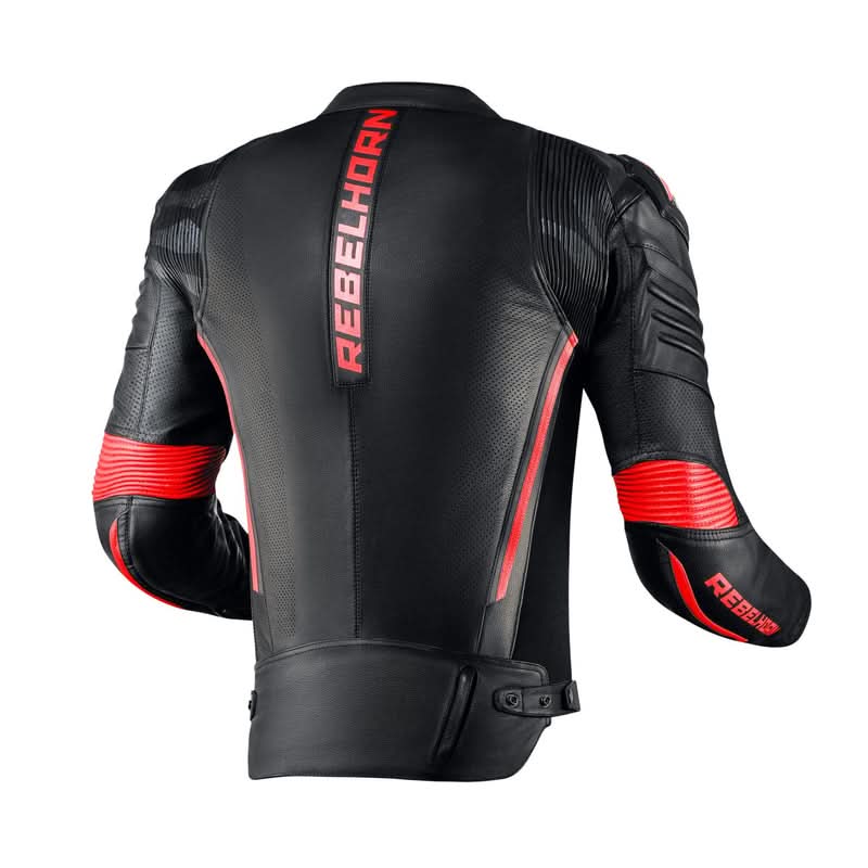 Kurtka motocyklowa skórzana Rebelhorn Vandal Black Fluo Red 6 214110_ZAL632379.jpg