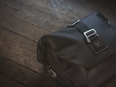 ZESTAW SAKWA LEGEND GEAR WRAZ Z PASEM SLS SW-MOTECH LEWA STRONA BROWN 9,8L 7