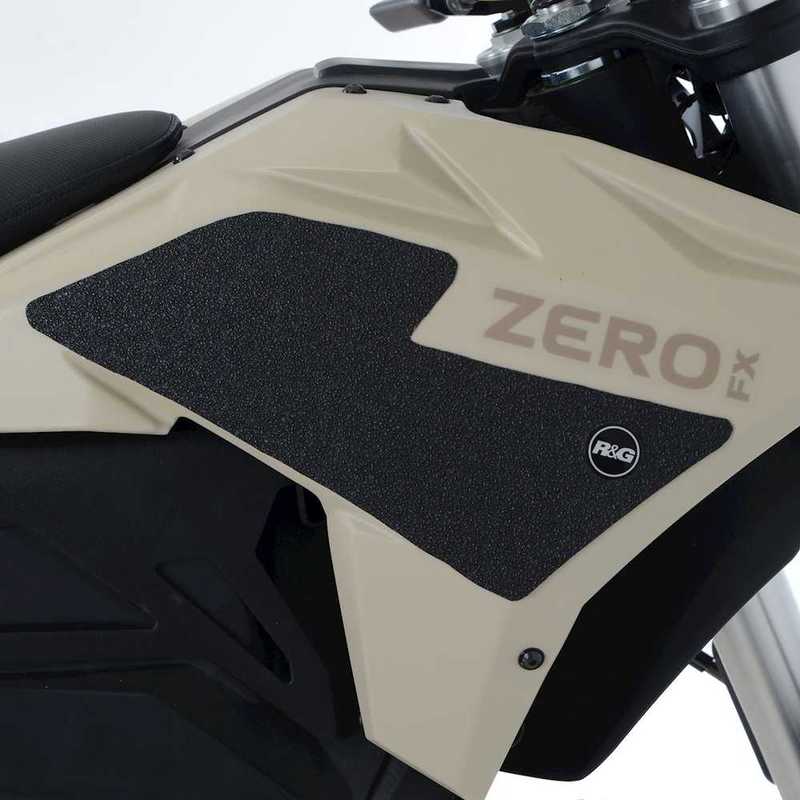 NAKLEJKA NA BAK TANKPAD ANTYPOŚLIZGOWY 2 CZĘŚCI RG RACING ZERO FX 19- BLACK 1