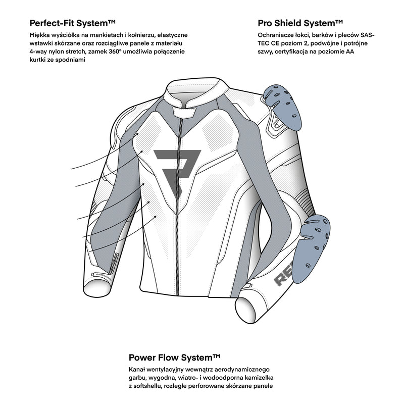 Kurtka motocyklowa skórzana damska Rebelhorn Rebel Black 37 176306_ZAL748306.jpg