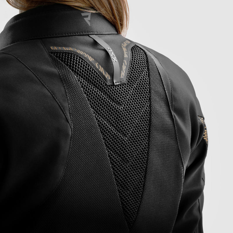 Kurtka motocyklowa tekstylna damska Rebelhorn Jax Black Gold 7 324725_ZAL760370.jpg