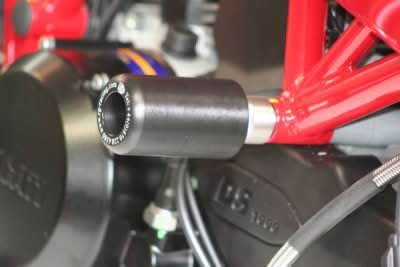 CRASHPADY CLASSIC RG RACING DUCATI MONSTER 01 ON/MTS MULTISTRADA/MONSTER S4RS BLACK 1