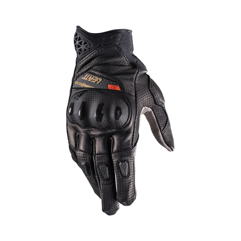 RĘKAWICE MOTOCYKLOWE LEATT ADV X-FLOW 8.5 STEALTH SHORT BLACK GREY M 7