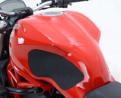 NAKLEJKA NA BAK TANKPAD ANTYPOŚLIZGOWY 2 CZĘŚCI RG RACING DUCATI MONSTER 1100/1100 EVO (10-14) BLACK 1