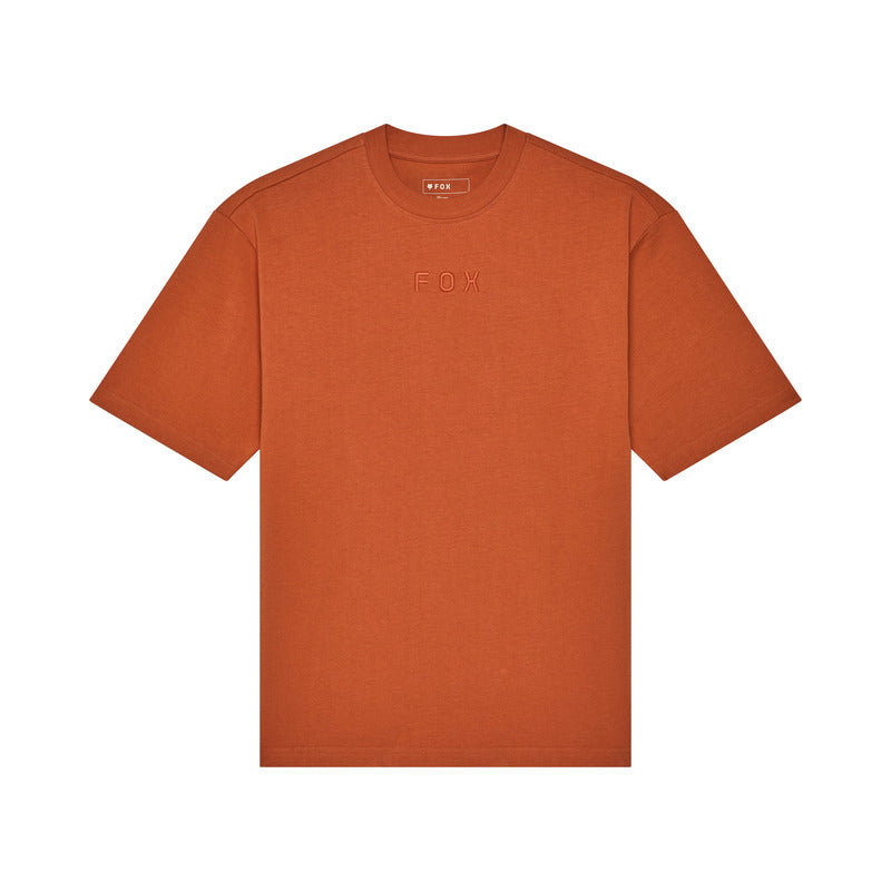 T-Shirt Fox Wordmark Oversized Chocolate 1 327698_ZAL767390.jpg