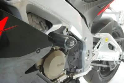 CRASHPADY AERO RG RACING APRILIA RSV4 R/FACTORY, RSV4 RR 15-, RSV4 RF, RSV4 1100 FACT 19- 20 WHITE 5