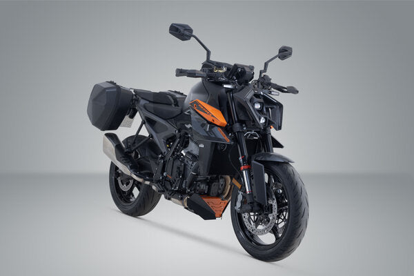 ZESTAW KUFRÓW BOCZNYCH URBAN ABS I STELAŻY SW-MOTECH KTM 990 DUKE (23-) 2×165L 3