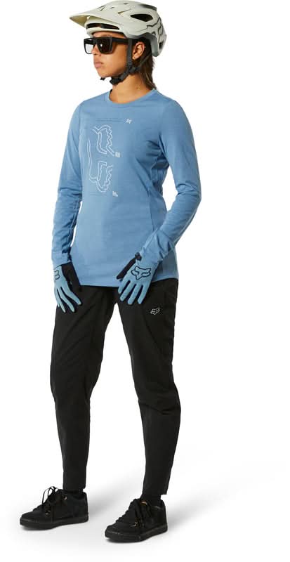 Koszulka Rowerowa z Długim Rękawem Fox Lady Ranger Dr Dusty Blue 7 228672_ZAL480665.jpg