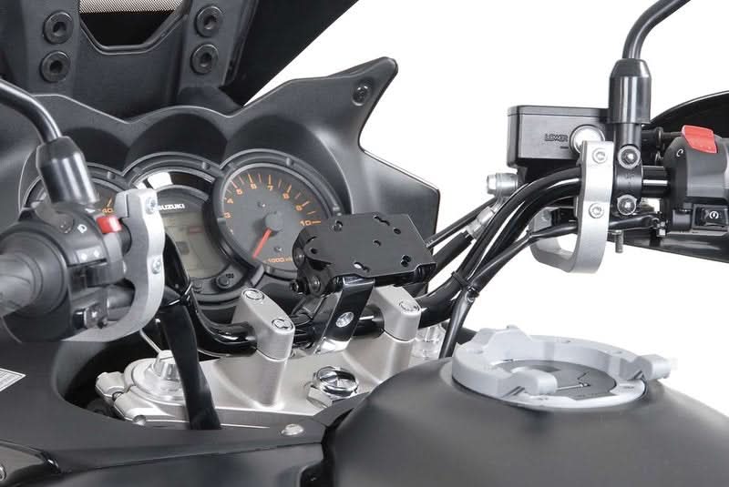 UCHWYT GPS NA KIEROWNICĘ 32MM SW-MOTECH SILVER 3