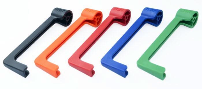 OSŁONA DŹWIGNI RG RACING KTM 390 ADV 20-, RC390 17-, RC125 17-, SUZUKI GSX-R125, YAM MT-03 20- GREEN 1