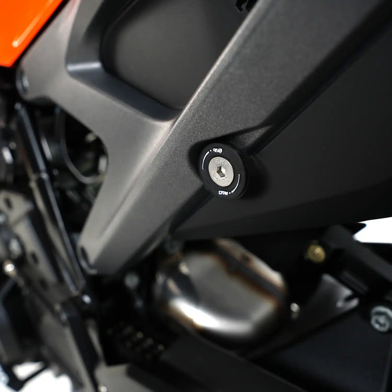 MOCOWANIE WYDECHU + ZAŚLEPKA PODNÓŻKA RG RACING KTM 990 DUKE 24- BLACK 7