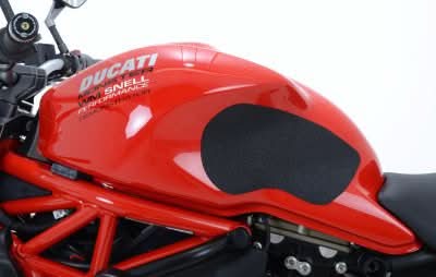 NAKLEJKA NA BAK TANKPAD ANTYPOŚLIZGOWY 2 CZĘŚCI RG RACING DUCATI MONSTER 1100/1100 EVO (10-14) BLACK 3