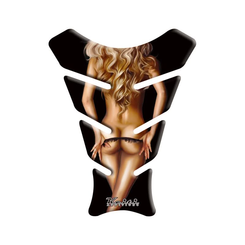 NAKLEJKA NA BAK TANKPAD KEITI SMALL WOMAN BLACK 3