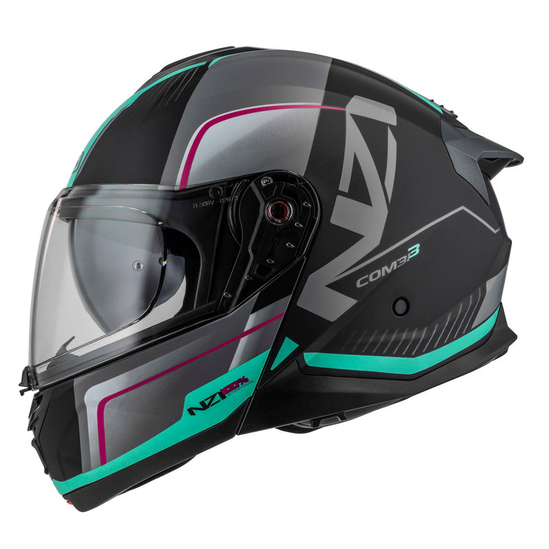 Kask Motocyklowy NZI Combi 3 Duo Orbe Black Antracite Beige Turquoise Matt 1 362690_ZAL856196.jpg