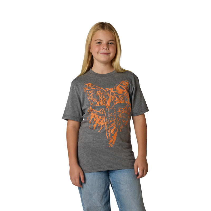 T-Shirt Junior FOX Image Print Head Heather Dark Grey 5 350142_ZAL869094.jpg