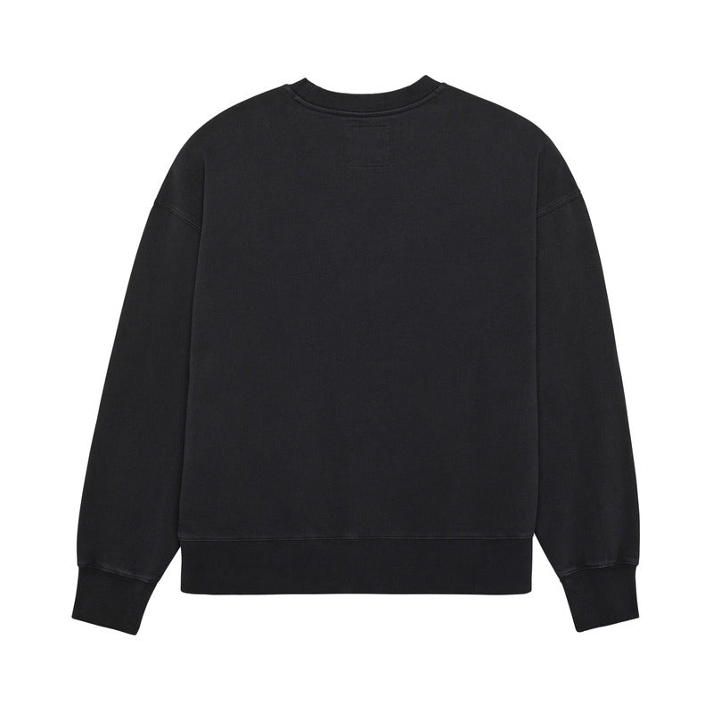 Bluza FOX Wordmark Oversized Fleece Crew Black 19 311571_ZAL721977.jpg