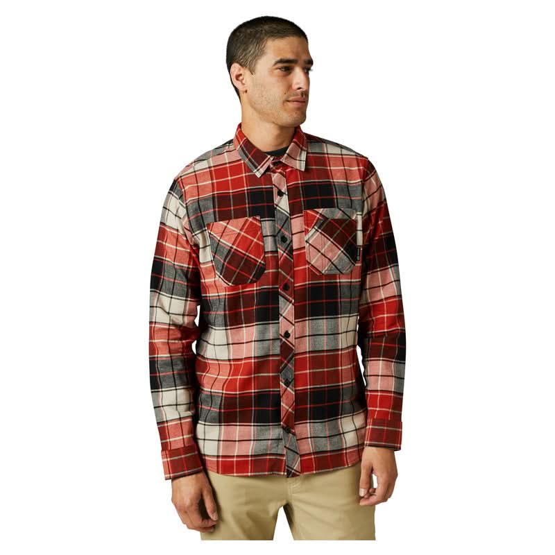Koszula Fox Grainz Utility Flannel Red Clay 1 230316_ZAL451680.jpg