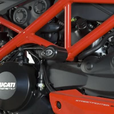 CRASHPADY AERO RG RACING DUCATI 848 STREETFIGHTER BLACK 1