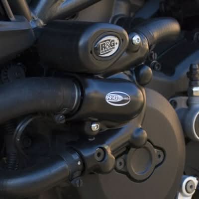 OSŁONA SILNIKA RG RACING DUCATI DIAVEL, LEWA STRONA OSŁONA POMPY WODY BLACK 1