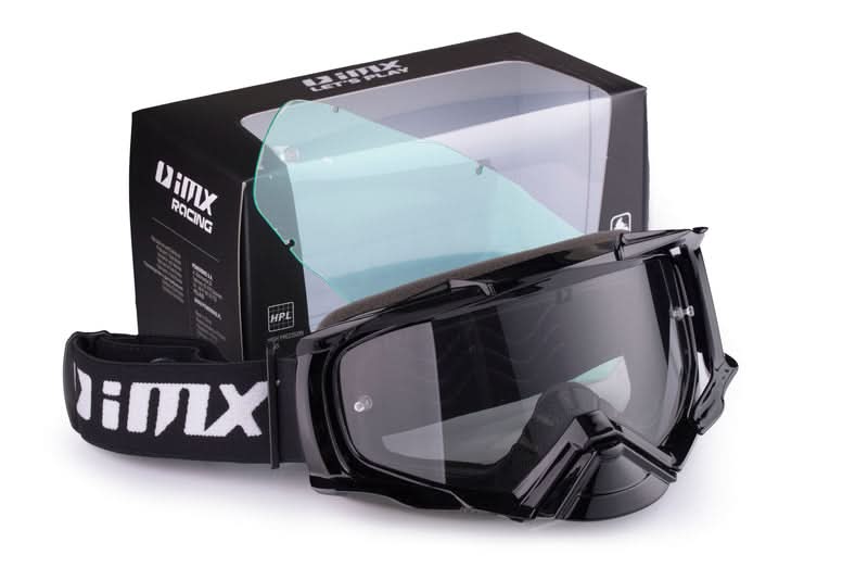 Gogle iMX Racing Dust Black z Szybą Dark Smoke + Clear (2 szyby w zestawie) 5 164716_ZAL254232.jpg