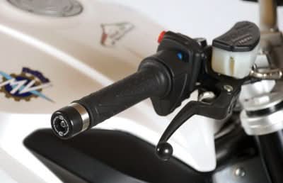 KOŃCÓWKI KIEROWNICY RG RACING MV AGUSTA 675/800 BRUTALE, YAMAHA NIKEN BLACK 1