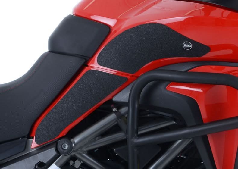 NAKLEJKA NA BAK TANKPAD ANTYPOŚLIZGOWY 4 CZĘŚCI RG RACING DUCATI 950 MULTISTRADA (17-) BLACK 1