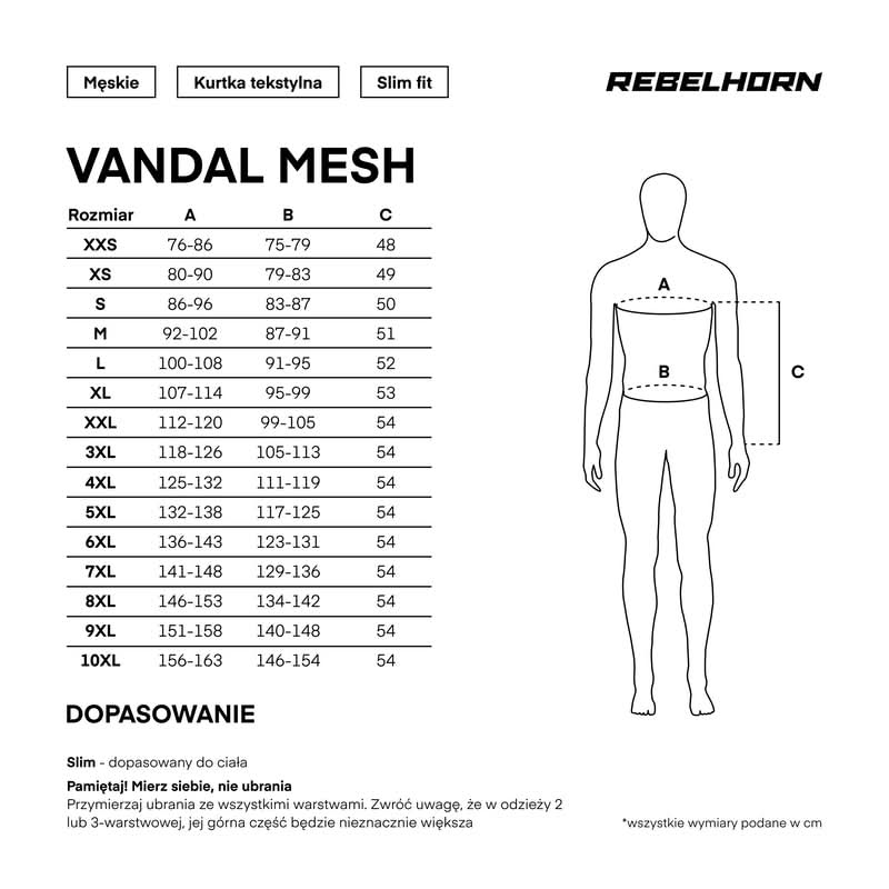 Kurtka motocyklowa tekstylna Rebelhorn Vandal Mesh Black 36 293732_ZAL705543.jpg