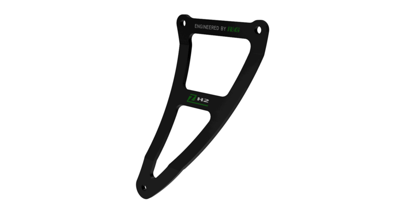 MOCOWANIE WYDECHU + ZAŚLEPKA PODNÓŻKA RG RACING KAWASAKI Z H2 20- GREEN 3