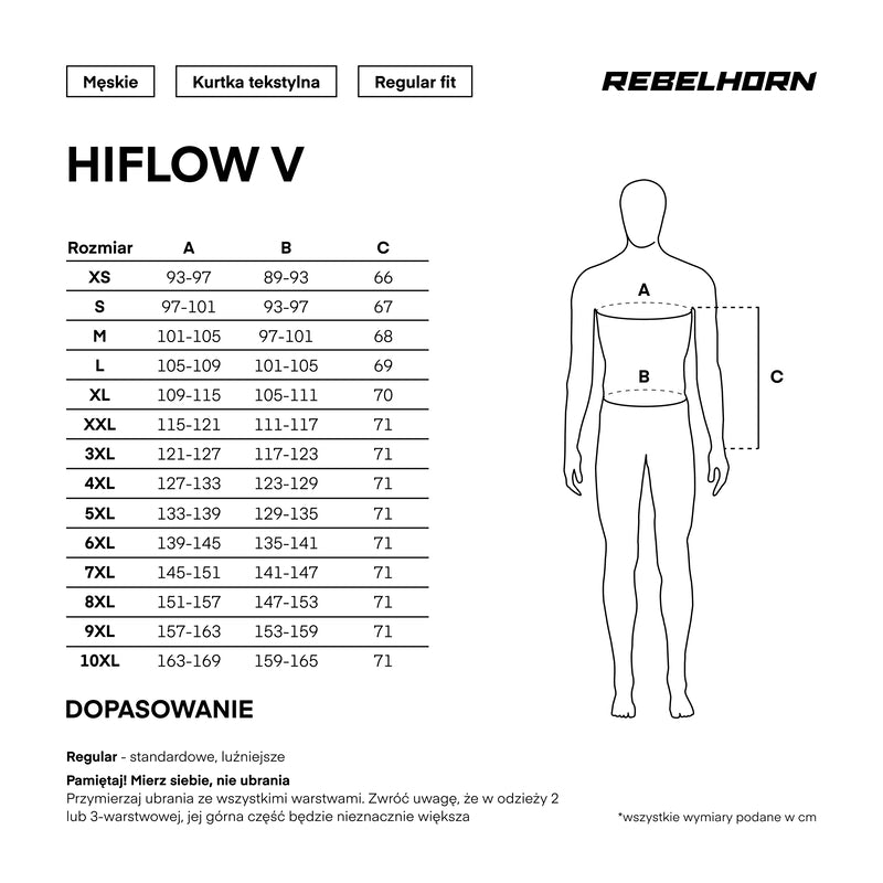 Kurtka motocyklowa tekstylna Rebelhorn Hiflow 5 Black 45 323601_ZAL789516.jpg