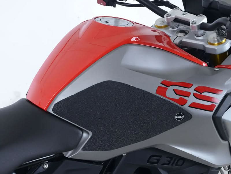 NAKLEJKA NA BAK TANKPAD ANTYPOŚLIZGOWY 2 CZĘŚCI RG RACING BMW G310GS CLEAR 1