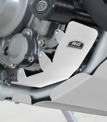 OSŁONA SILNIKA RG RACING HONDA CRF250L 13-, PRAWA STRONA ALUMINIUM SILVER 1