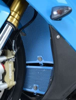 OSŁONA CHŁODNICY OLEJU RG RACING BMW S1000RR 10-13 / HP4 BLUE 1