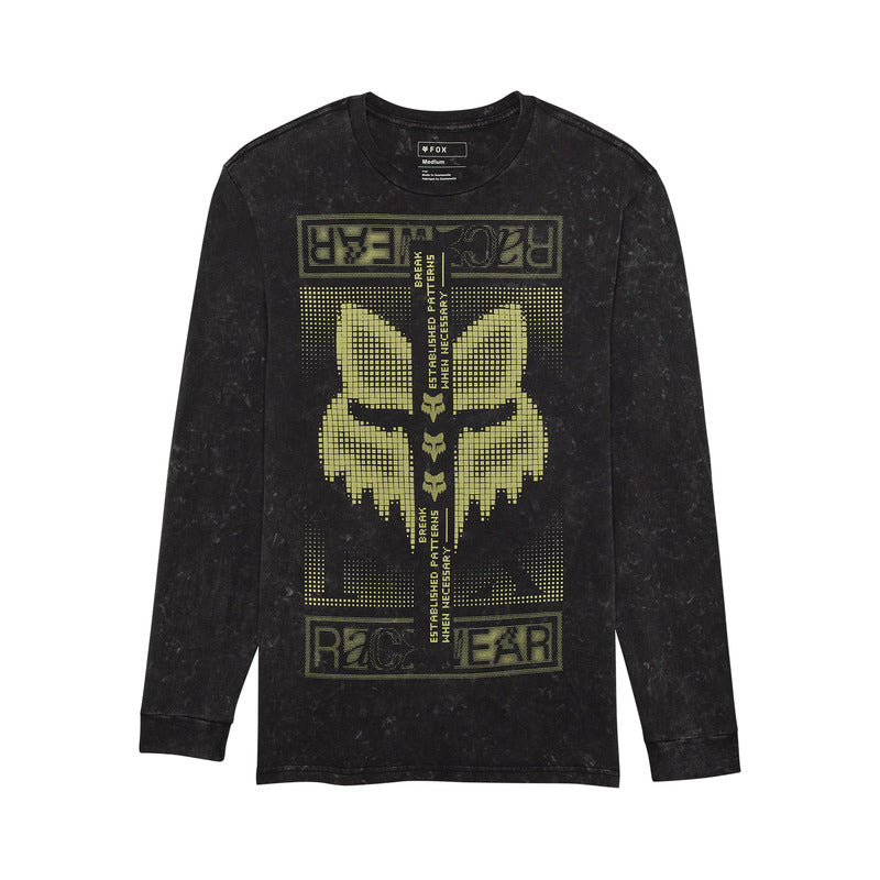 Koszulka z długim rękawem FOX Throttle Prem Tee Black 1 310904_ZAL744093.jpg